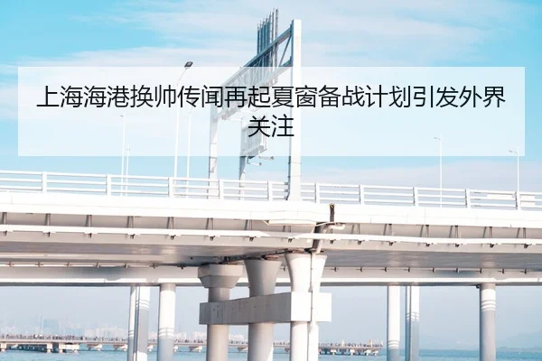 上海海港换帅传闻再起夏窗备战计划引发外界关注